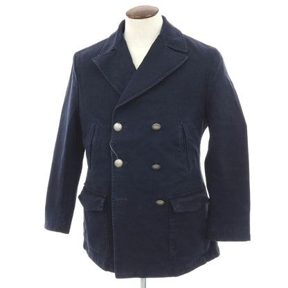 【中古】ブランドゥ Brando コットン ピーコート ネイビー【 52 】【 状態ランクB 】【 メンズ 】