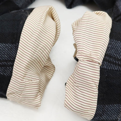 【中古】エルビーエム1911 L.B.M.1911 ウールポリエステルナイロン チェック 2B テーラードジャケット ブラックxグレー【 50 】【 状態ランクC 】【 メンズ 】