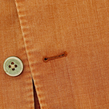 【中古】エルビーエム1911 L.B.M.1911 ウールポリエステル テーラードジャケット オレンジブラウン【サイズ52】【 状態ランクC 】【 メンズ 】