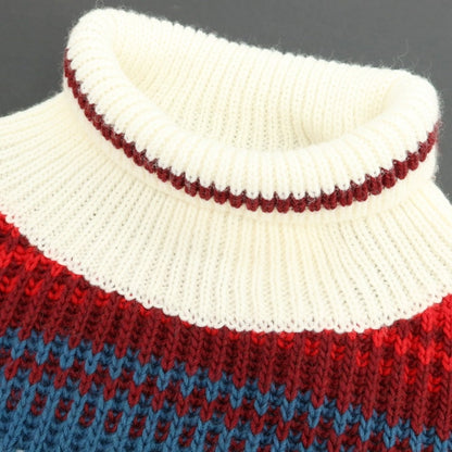 【中古】オット バイ ユークス 8 By Yoox アクリルウール タートルネック プルオーバーニット マルチカラー【 M 】【 状態ランクB 】【 メンズ 】