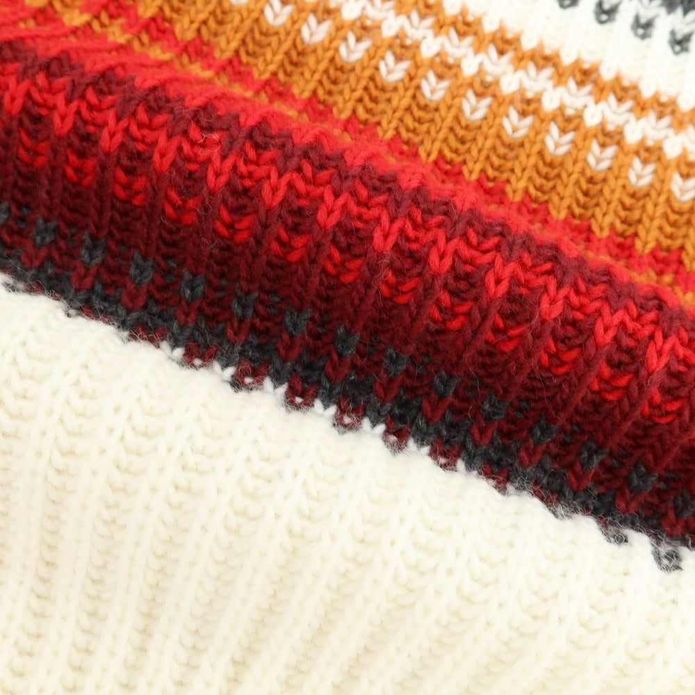 【中古】オット バイ ユークス 8 By Yoox アクリルウール タートルネック プルオーバーニット マルチカラー【 M 】【 状態ランクB 】【 メンズ 】