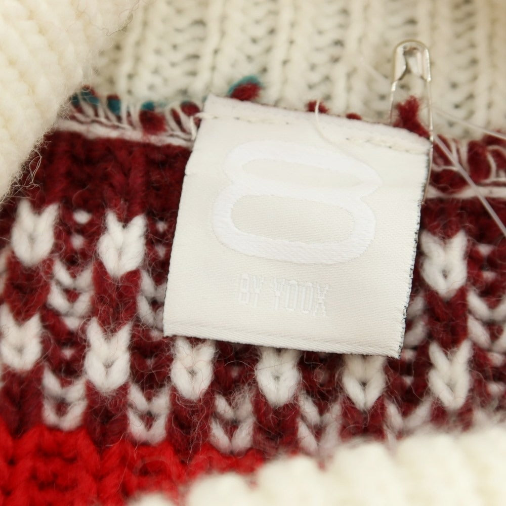 【中古】オット バイ ユークス 8 By Yoox アクリルウール タートルネック プルオーバーニット マルチカラー【 M 】【 状態ランクB 】【 メンズ 】