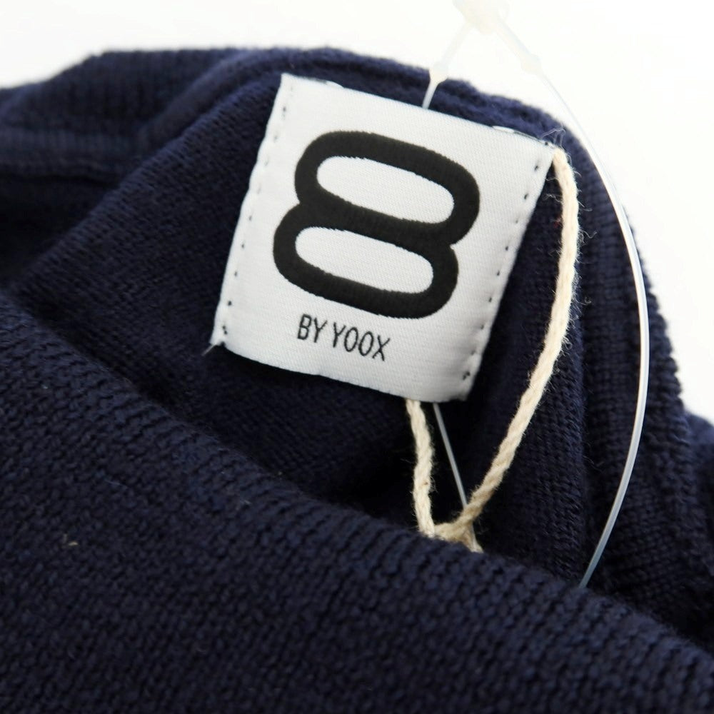 【中古】オット バイ ユークス 8 By Yoox ハイゲージ ウール タートルネック プルオーバーニット ネイビー【 L 】【 状態ランクB 】【 メンズ 】