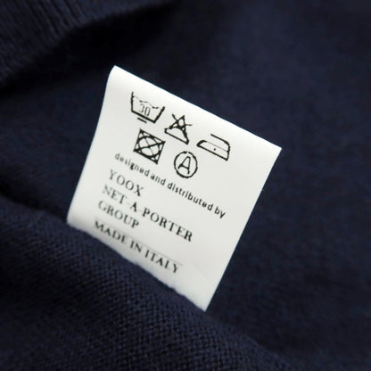 【中古】オット バイ ユークス 8 By Yoox ハイゲージ ウール タートルネック プルオーバーニット ネイビー【 L 】【 状態ランクB 】【 メンズ 】