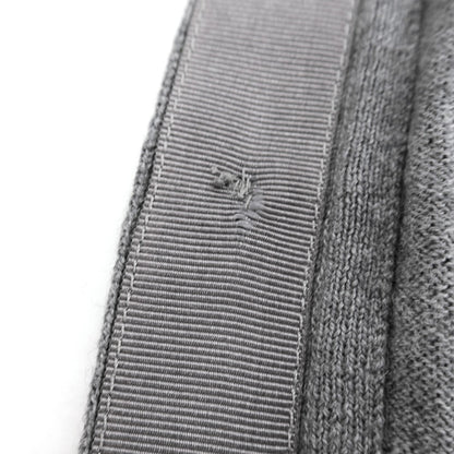 【中古】ヴァルドリオ VALDOGLIO ハイゲージ ウール ニットベスト グレー【 52 】【 状態ランクB 】【 メンズ 】