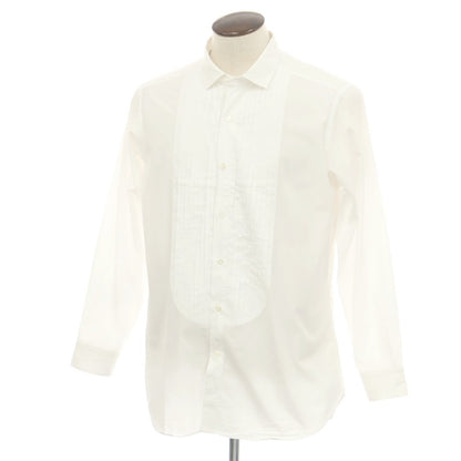 【中古】マスタイフェレッティ MASTAIFERRETTI コットン ブザム セミワイドカラー ドレスシャツ ホワイト【 42 】【 状態ランクB 】【 メンズ 】