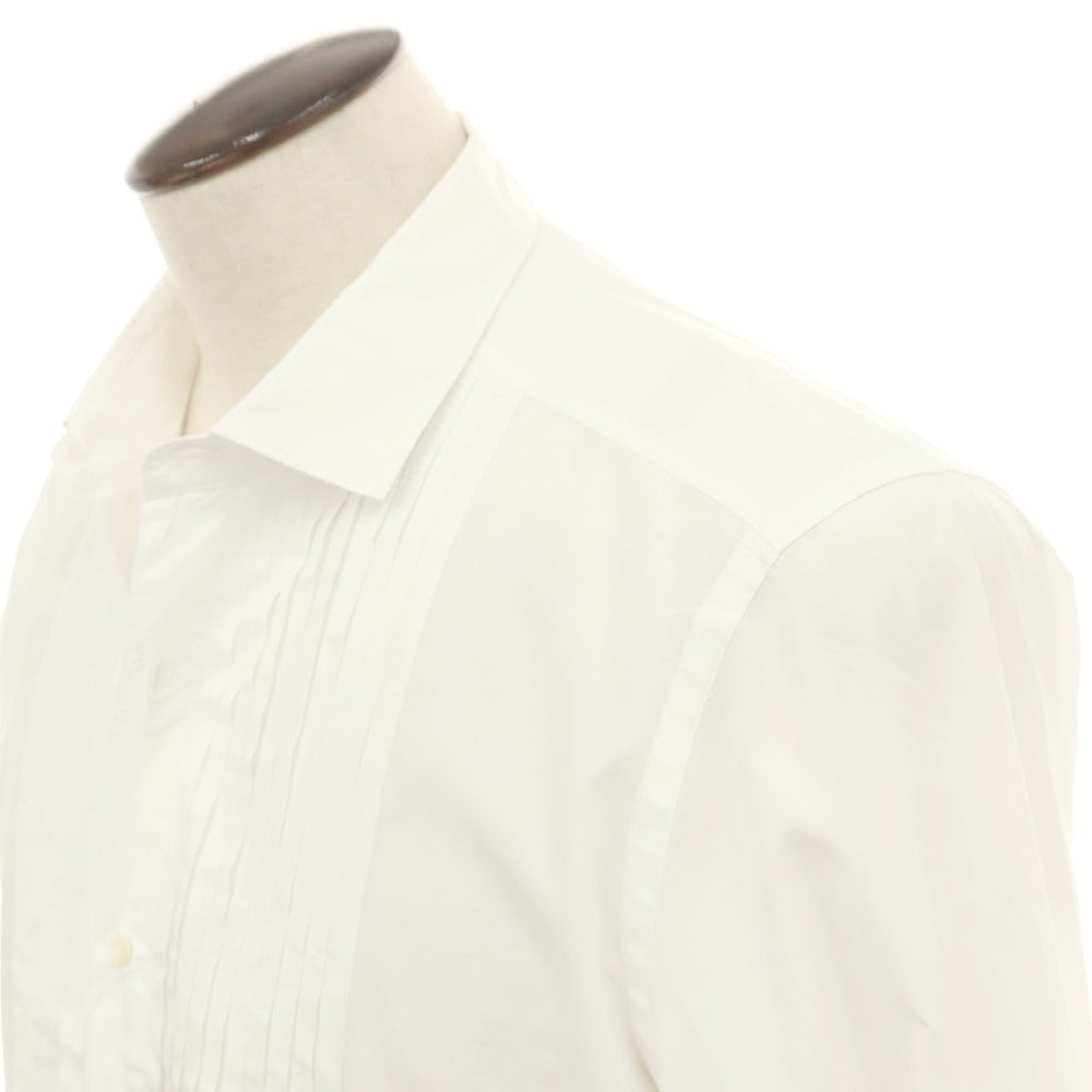 【中古】マスタイフェレッティ MASTAIFERRETTI コットン ブザム セミワイドカラー ドレスシャツ ホワイト【 42 】【 状態ランクB 】【 メンズ 】