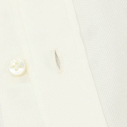 【中古】ルイジ ボレッリ Luigi Borrelli コットン ボタンダウン ドレスシャツ オフホワイト【 42 】【 状態ランクA 】【 メンズ 】