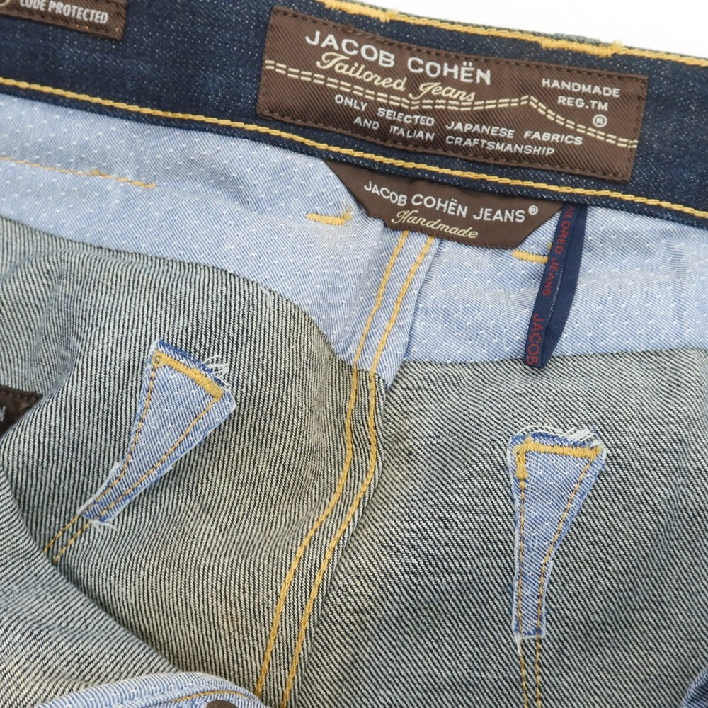 【中古】ヤコブコーエン JACOB COHEN J622 LIMITED EDITION コットン デニムパンツ ジーンズ ネイビー【 33 】【 状態ランクC 】【 メンズ 】