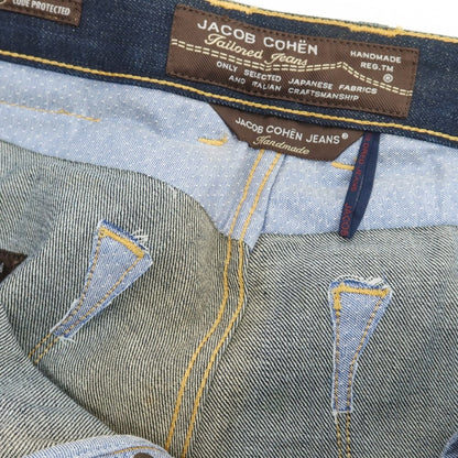 【中古】ヤコブコーエン JACOB COHEN J622 LIMITED EDITION コットン デニムパンツ ジーンズ ネイビー【 33 】【 状態ランクC 】【 メンズ 】