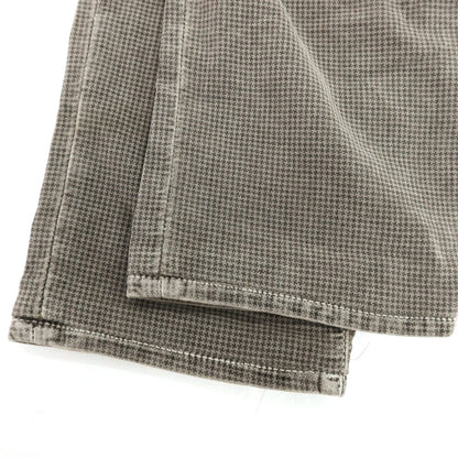 【中古】ヤコブコーエン JACOB COHEN J688 ストレッチ コットン ハウンドトゥース 5ポケットパンツ グレージュ系【 33 】【 状態ランクC 】【 メンズ 】