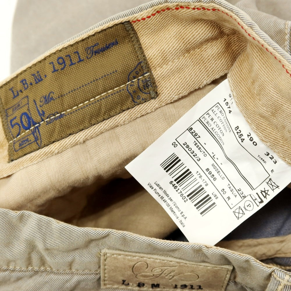 【中古】エルビーエム1911 L.B.M.1911 コットン カーゴパンツ グレージュ系【サイズ50】【 状態ランクB 】【 メンズ 】