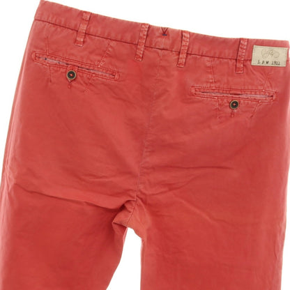 【中古】エルビーエム1911 L.B.M.1911 ストレッチ コットン カジュアルスラックスパンツ レッド【サイズ50】【 状態ランクC 】【 メンズ 】