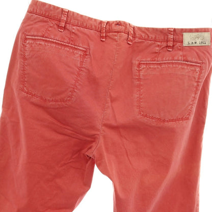 【中古】エルビーエム1911 L.B.M.1911 ストレッチ コットン カジュアルスラックスパンツ レッド【サイズ50】【 状態ランクC 】【 メンズ 】