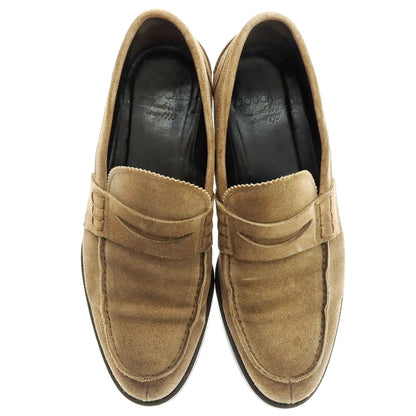 【中古】デュカルス DOUCALS スエード コインローファー ブラウン【 40 】【 状態ランクC 】【 メンズ 】