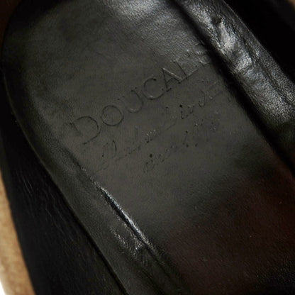 【中古】デュカルス DOUCALS スエード コインローファー ブラウン【 40 】【 状態ランクC 】【 メンズ 】