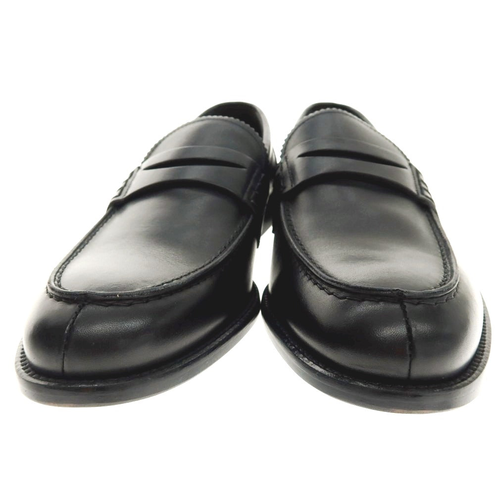 【中古】【未使用】デュカルス DOUCALS コインローファー ブラック【 40 】【 状態ランクS 】【 メンズ 】