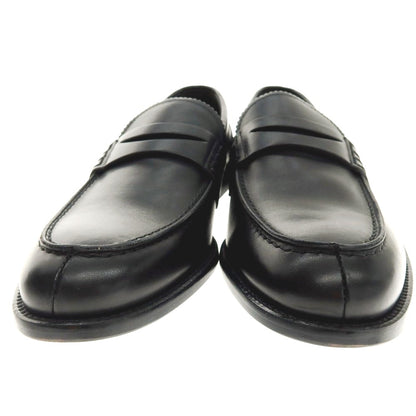 【中古】【未使用】デュカルス DOUCALS コインローファー ブラック【 40 】【 状態ランクS 】【 メンズ 】