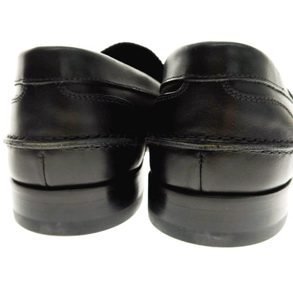 【中古】【未使用】デュカルス DOUCALS コインローファー ブラック【 40 】【 状態ランクS 】【 メンズ 】