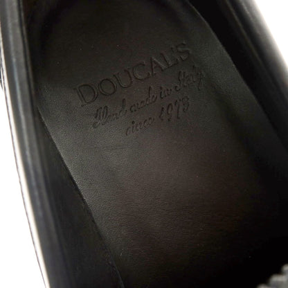 【中古】【未使用】デュカルス DOUCALS コインローファー ブラック【 40 】【 状態ランクS 】【 メンズ 】