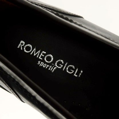 【中古】ロメオジリ ROMEO GIGLI コインローファー ダークブラウン【 40 】【 状態ランクA 】【 メンズ 】