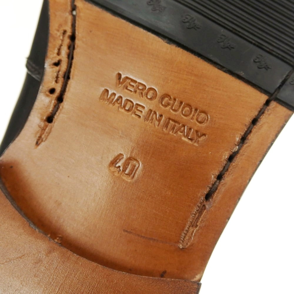 【中古】ロメオジリ ROMEO GIGLI コインローファー ダークブラウン【 40 】【 状態ランクA 】【 メンズ 】