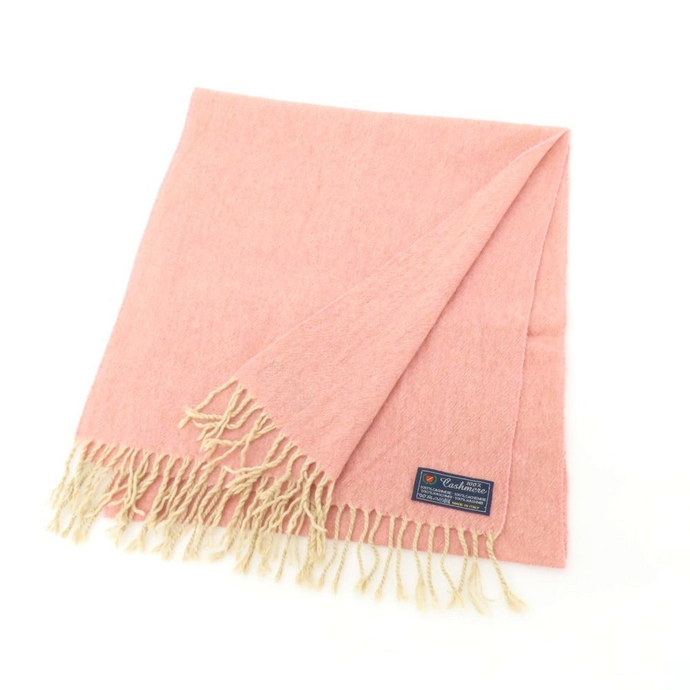 【中古】アルティジャナーレ Artigianale カシミヤ マフラー ピンク【 状態ランクB 】【 メンズ 】