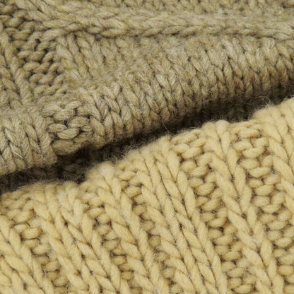 【中古】オフィチーナ トレンタ セイ OFFICINA36 ウールアクリル スヌード ブラウンxベージュ【 状態ランクC 】【 メンズ 】