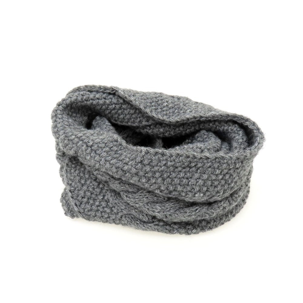 【中古】ロベルトペペ ROBERTO PEPE アクリルウール スヌード グレー【 状態ランクB 】【 メンズ 】