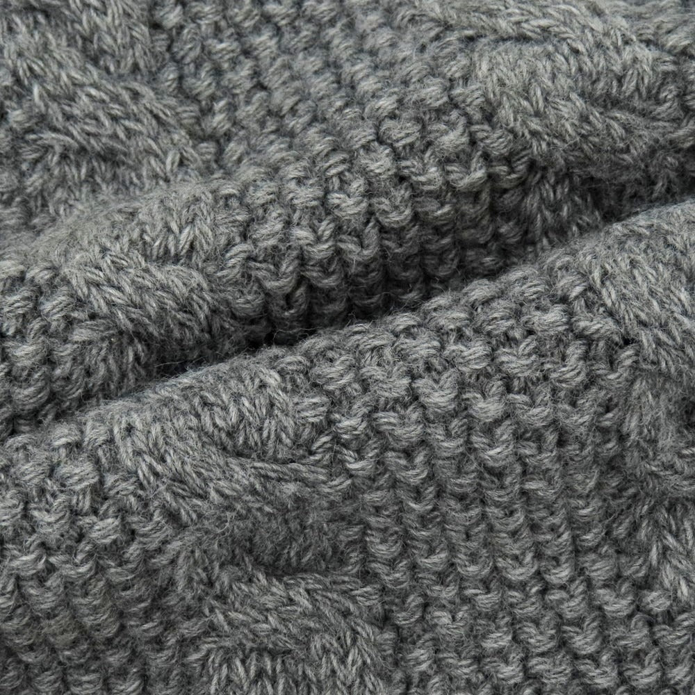 【中古】ロベルトペペ ROBERTO PEPE アクリルウール スヌード グレー【 状態ランクB 】【 メンズ 】