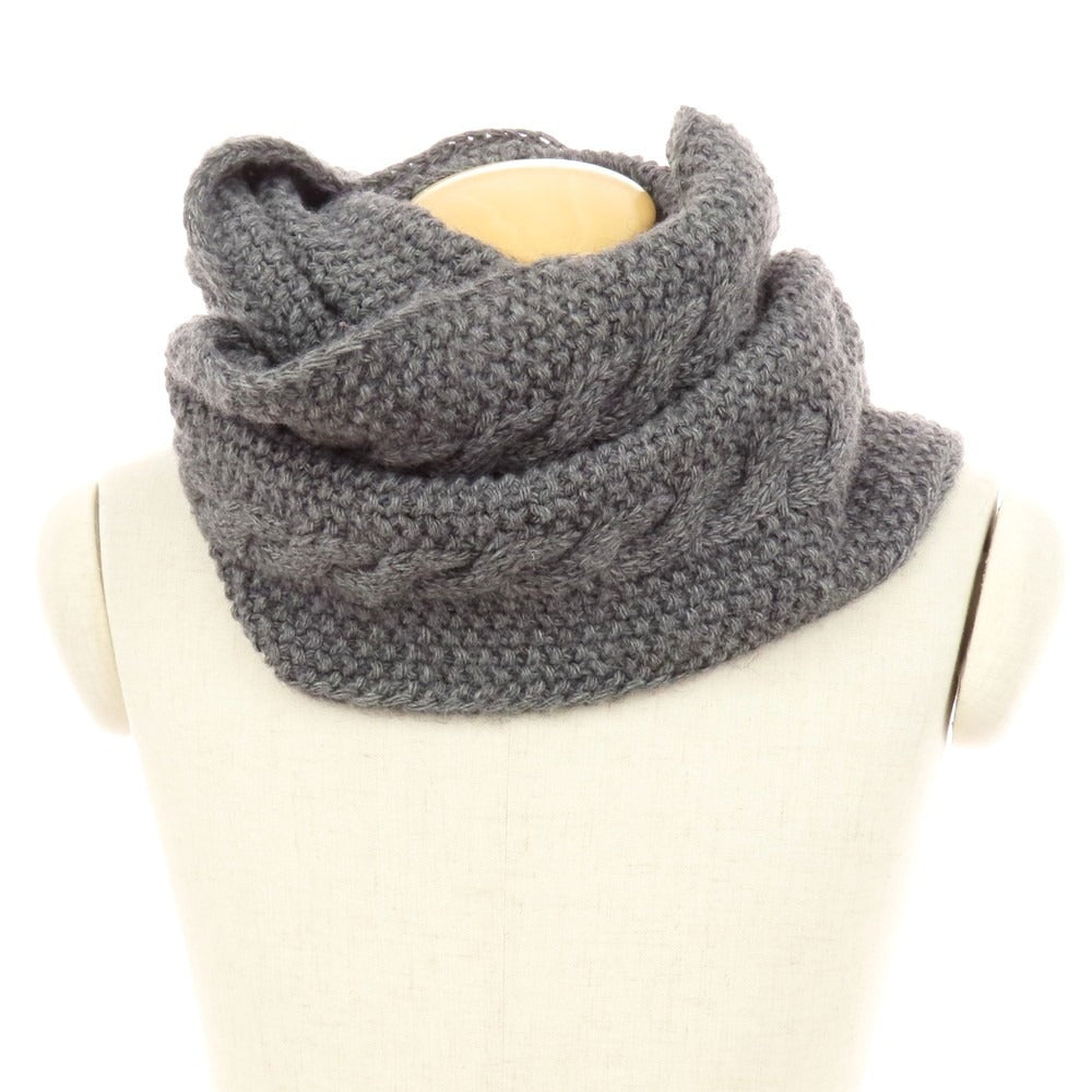 【中古】ロベルトペペ ROBERTO PEPE アクリルウール スヌード グレー【 状態ランクB 】【 メンズ 】