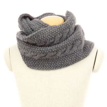 【中古】ロベルトペペ ROBERTO PEPE アクリルウール スヌード グレー【 状態ランクB 】【 メンズ 】