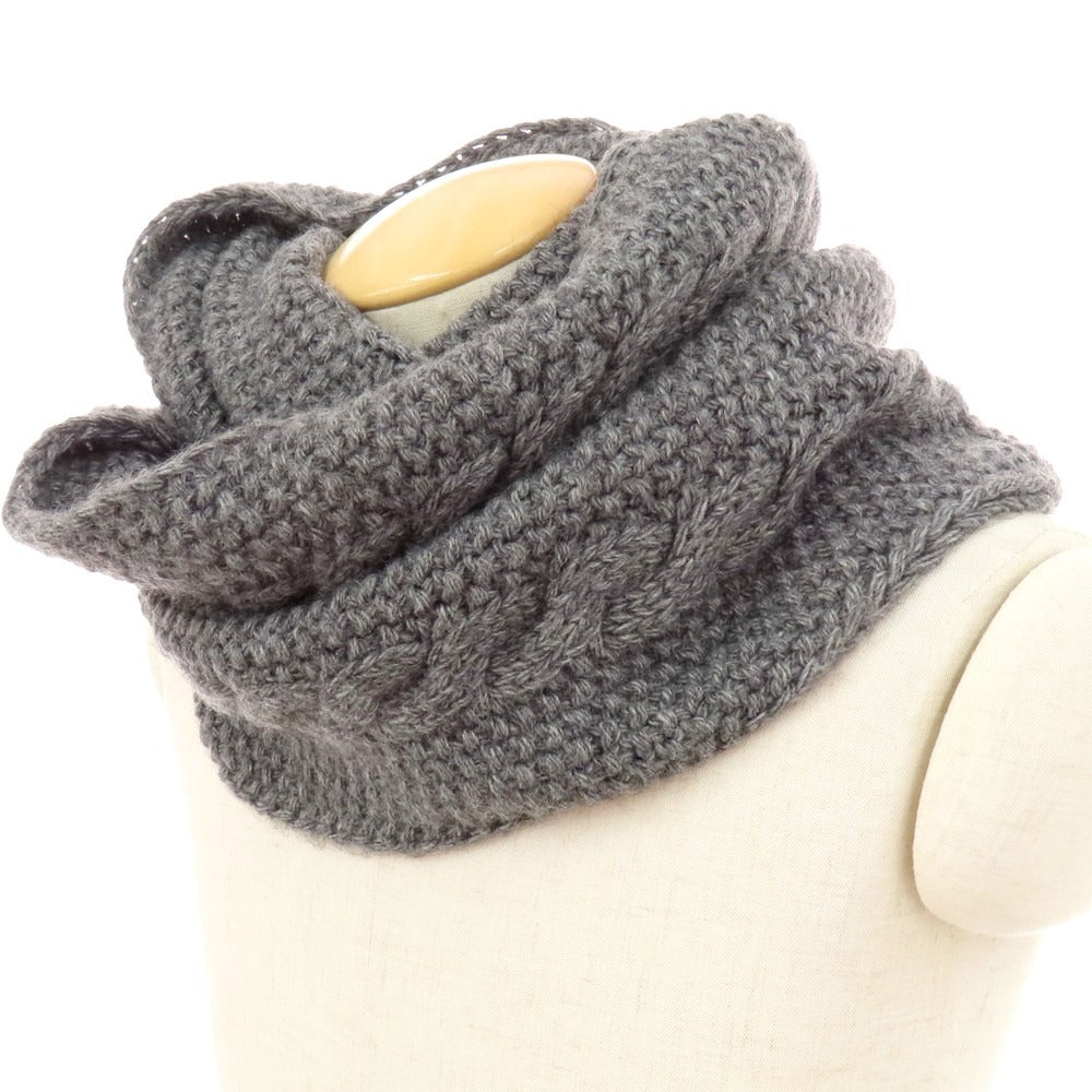 【中古】ロベルトペペ ROBERTO PEPE アクリルウール スヌード グレー【 状態ランクB 】【 メンズ 】