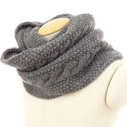 【中古】ロベルトペペ ROBERTO PEPE アクリルウール スヌード グレー【 状態ランクB 】【 メンズ 】