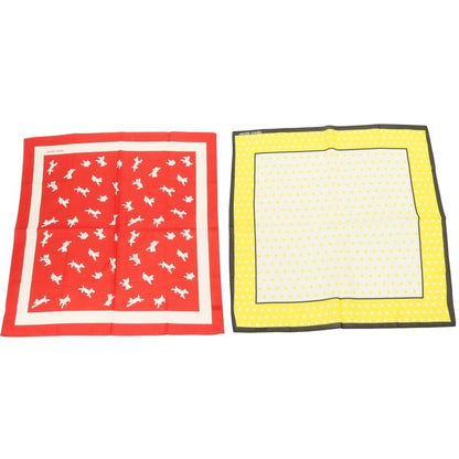 【中古】ヤコブコーエン JACOB COHEN コットン×シルク ポケットチーフ 4枚セット マルチカラー【 状態ランクC 】【 メンズ 】