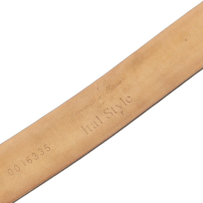 【中古】パオロ ヴィターレ PAOLO VITALE レザー ベルト ブラウン【 100/115 】【 状態ランクB 】【 メンズ 】