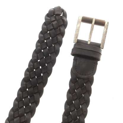 【中古】オルチアーニ ORCIANI レザー メッシュベルト ブラック【 95 】【 状態ランクB 】【 メンズ 】