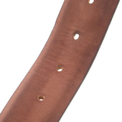 【中古】オルチアーニ ORCIANI レザー ベルト ブラウンxシルバー【 95 】【 状態ランクB 】【 メンズ 】