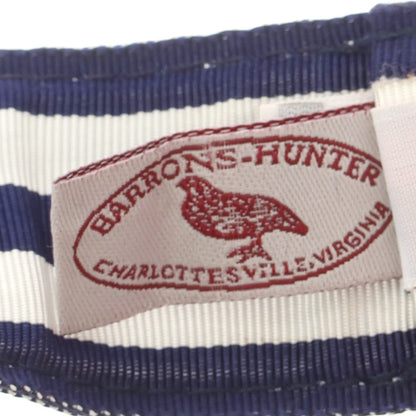 【中古】バロンズハンター BARRONS HUNTER ナイロン系 ダブルリング リボンベルト ネイビーxホワイト【 L 】【 状態ランクB 】【 メンズ 】