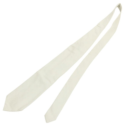 【中古】アルティジャナーレ Artigianale シルクコットン 無地ネクタイ オフホワイト【 状態ランクC 】【 メンズ 】