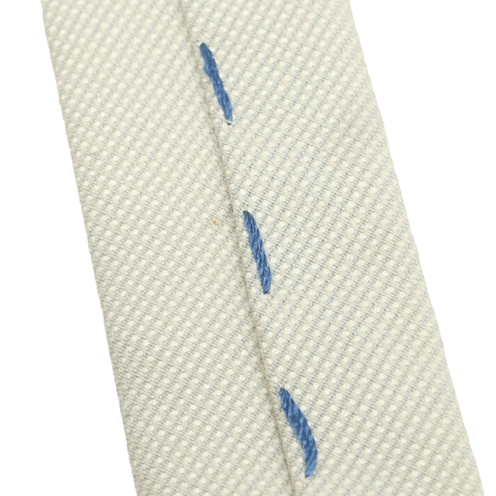 【中古】アルティジャナーレ Artigianale シルクコットン 無地ネクタイ オフホワイト【 状態ランクC 】【 メンズ 】