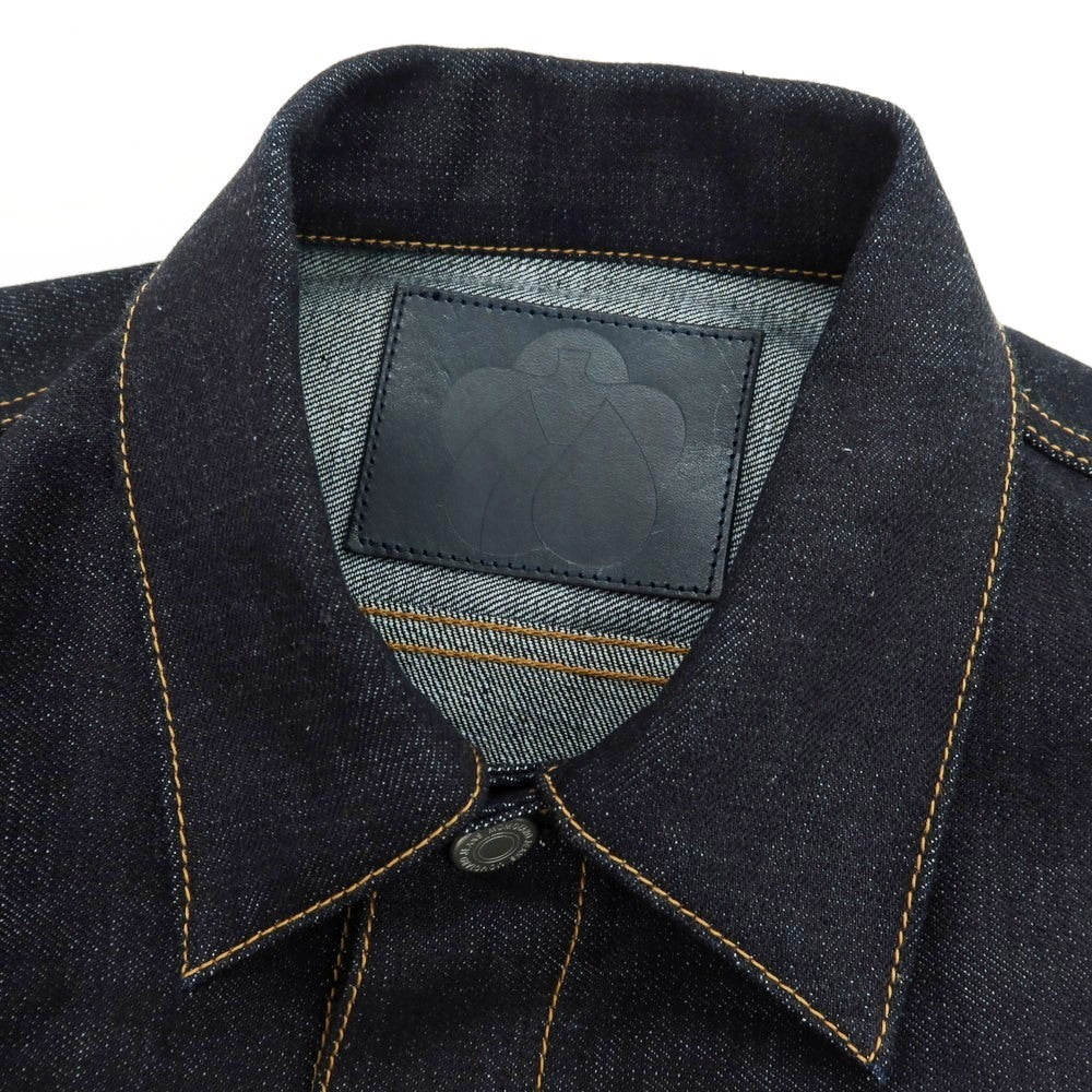 【中古】モモタロウ ジーンズ MOMOTARO JEANS コットン デニムジャケット インディゴ【 XS 】【 状態ランクA 】【 メンズ 】