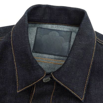 【中古】モモタロウ ジーンズ MOMOTARO JEANS コットン デニムジャケット インディゴ【 XS 】【 状態ランクA 】【 メンズ 】