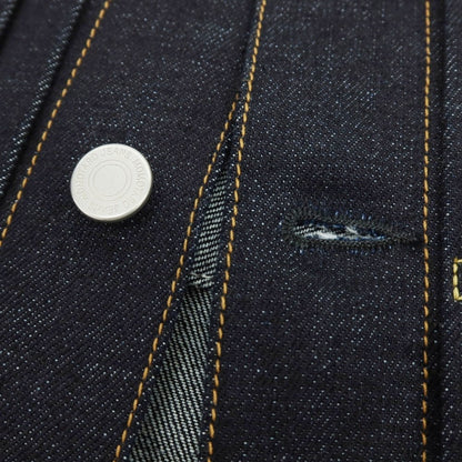 【中古】モモタロウ ジーンズ MOMOTARO JEANS コットン デニムジャケット インディゴ【 XS 】【 状態ランクA 】【 メンズ 】