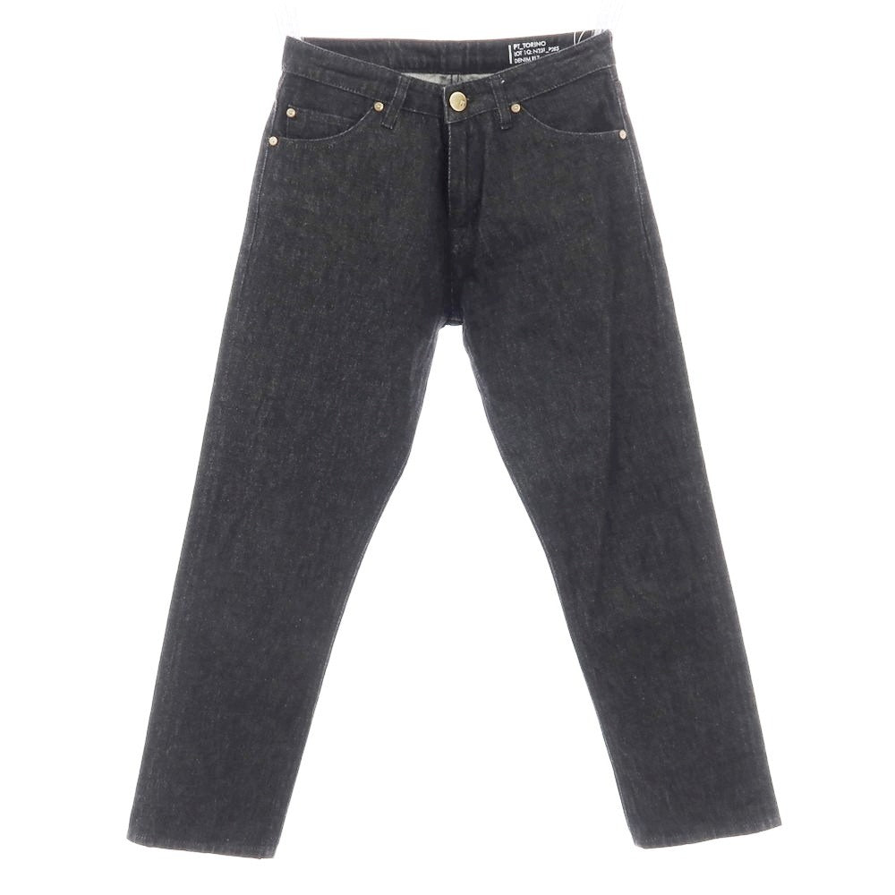 【中古】ピーティートリノ デニム PT TORINO DENIM TOMORROWLAND別注 コットン デニムパンツ ジーンズ ブラック【サイズ28】【 状態ランクB 】【 メンズ 】[CPD]
