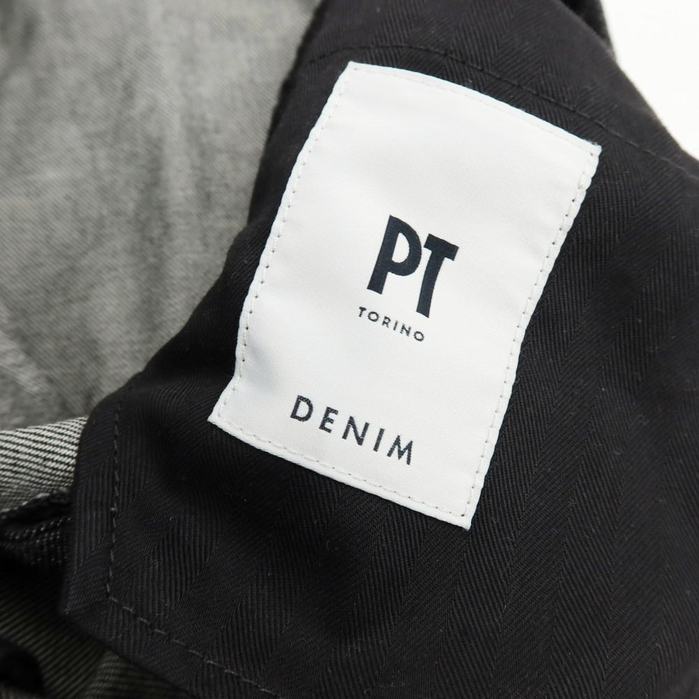 【中古】ピーティートリノ デニム PT TORINO DENIM TOMORROWLAND別注 コットン デニムパンツ ジーンズ ブラック【サイズ28】【 状態ランクB 】【 メンズ 】[CPD]