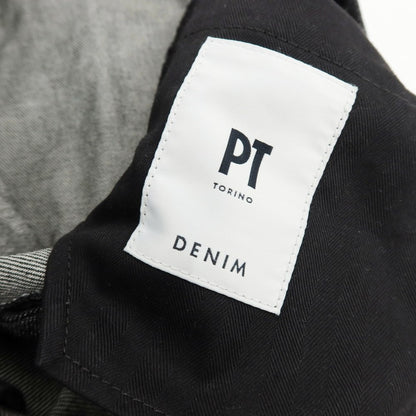 【中古】ピーティートリノ デニム PT TORINO DENIM TOMORROWLAND別注 コットン デニムパンツ ジーンズ ブラック【 28 】【 状態ランクB 】【 メンズ 】