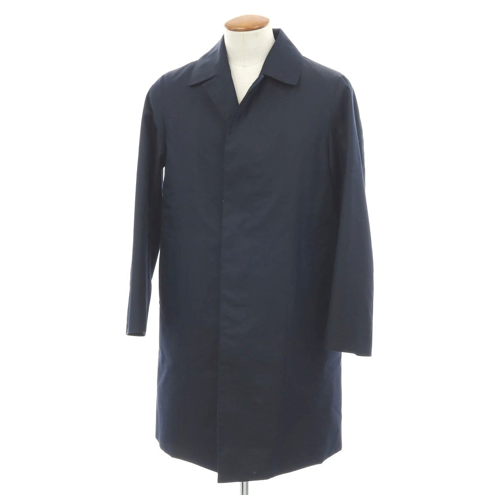 【中古】マッキントッシュ ロンドン MACKINTOSH LONDON コットンポリエステル ステンカラーコート ダークネイビー【 38 】【 状態ランクB 】【 メンズ 】