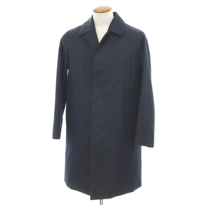【中古】マッキントッシュ ロンドン MACKINTOSH LONDON コットンポリエステル ステンカラーコート ダークネイビー【 38 】【 状態ランクB 】【 メンズ 】