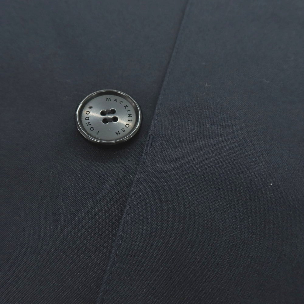 【中古】マッキントッシュ ロンドン MACKINTOSH LONDON コットンポリエステル ステンカラーコート ダークネイビー【 38 】【 状態ランクB 】【 メンズ 】